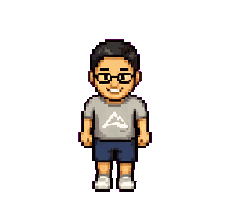 Bernard sprite walking down