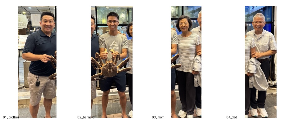Original family photo crops